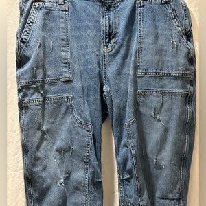 Anthropologie Pilcro patched jeans 20W